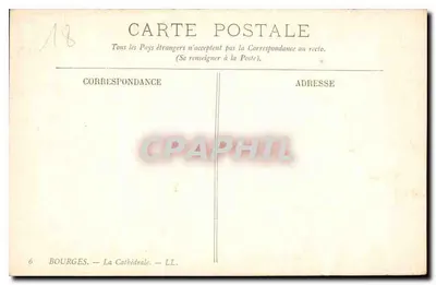 Bourges — Katedra — LL. n°6 — Rewers