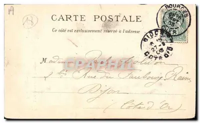 Palácio Jacques Cœur — Bourges — Libr. Auxenfans — Verso