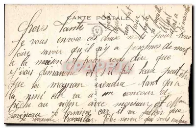 Bourges — El Palacio Jacques-Cœur (fachada Sur) — Editor Chequerier, n°25 — Reverso