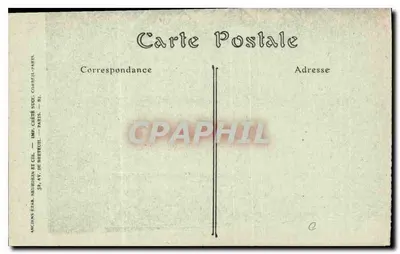 Katedra w Bourges — Centralny portal — Stare Wydawnictwo Neurdein i Cie, Paryż — Rewers