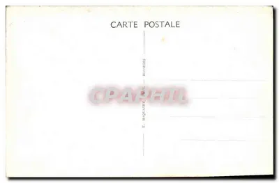 Bourges — Katedra, widok z ogrodu Hôtel de Ville — B. — Rewers