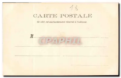 Bourges — Les Cinq Portails de la Cathédrale — Imp. Laussedat, Châteaudun — Verso