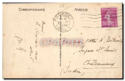 Bourges - Panorama - LL — Verso