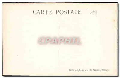 Bourges — Wnętrze Katedry — Wielka Nef — E. Maquaire, nr 281 — Rewers
