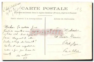 Bourges — Portal i Wjazd Północny Katedry — Zbiór E.L. nr 25 — Rewers