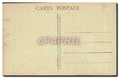 Versailles — Pejzaż z Pałacem i Ogrodami — A. L. — Rewers