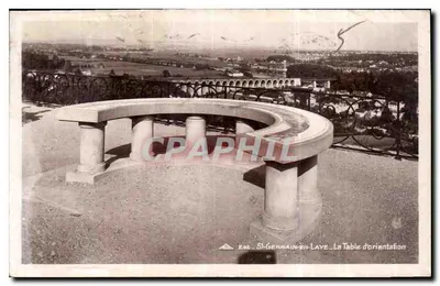 St-Germain-en-Laye — A Mesa de Orientação — editor Real Photo, n° 246