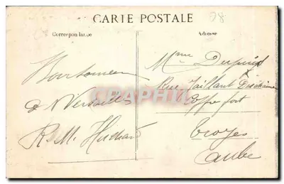 Versailles — Carro de Apolo — O Tapete Verde e o Palácio — Verso