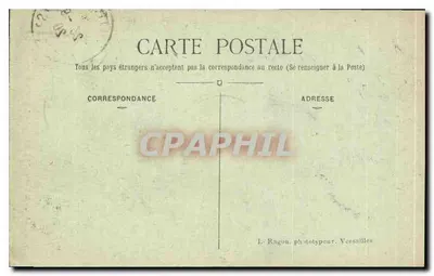 Versailles — Het bed van Marie-Antoinette — L. Ragon, n°119 — Achterkant