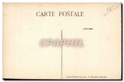 Bourges — Catedral - Portal Norte — E. Maquaire, n°240 — Verso