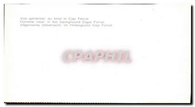 Vista geral do Cap Ferrat — no fundo o Cap Ferrat — — Verso