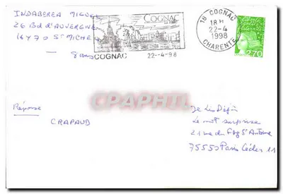 Mesquita da Médina — Cognac — França — Verso