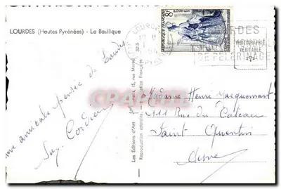 Lourdes (Wysokie Pireneje) — Bazylika — Wydawnictwo Sztuki — Rewers