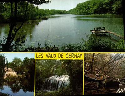 Les Vaux de Cernay — Lago, cascata e moinho — Éditions Estel