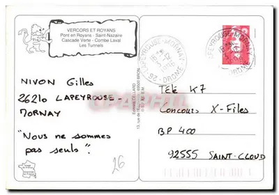 Vercors Royans — Dauphine — Edições Cellard — Verso