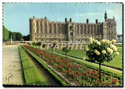 Castelo de Fontainebleau — vista dos jardins — Guy
