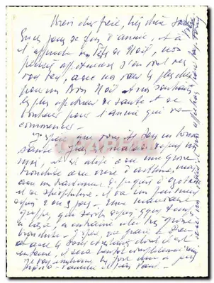 Matera — vista panorâmica — carta postal — Verso