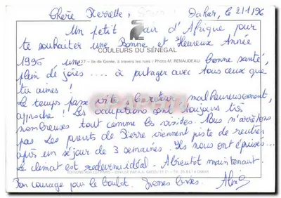 Goré — Ilha da África — Edições HOA-GUI Paris — Verso