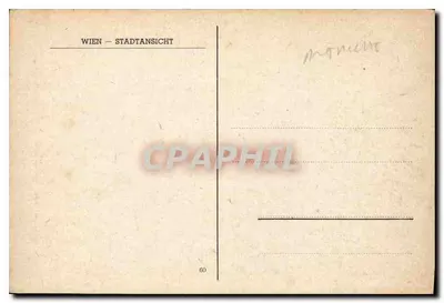 Miasto Wiednia — widok z lotu — n° 60 — Rewers