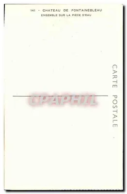 폰트레뇌유 성곽 — 물 위의 전경 — 우편엽서 번호 141 — 뒷면