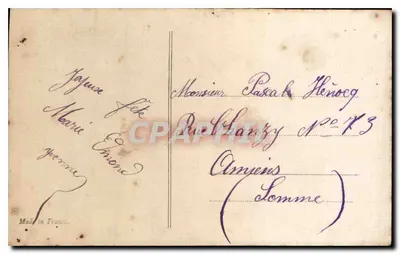 Pary — Urodziny — Fauvelles, n°1871 — Rewers