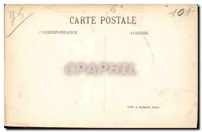 Paryż — Muzeum Cluny (dawny pałac abbatów Cluny) — Wyd. A. Golland, Paryż — Rewers