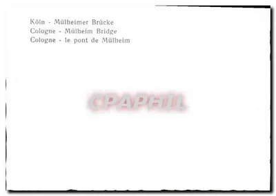 Köln — Most Mülheim — most wiszący nad Rynem — numer seryjny nie widoczny — Rewers