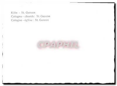 Cólnia - São Gereon — igreja gótica com torres e teto em cúpula — — Verso