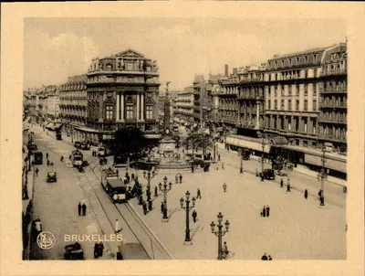 Place de Brouckère — Bruxelas — editor J. Luls, número de série não visível