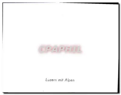 Luzern — vista com as Alpes — Verso