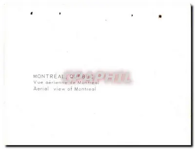 Montréal, Québec — Vista aérea de Montréal — editor não visível — Verso
