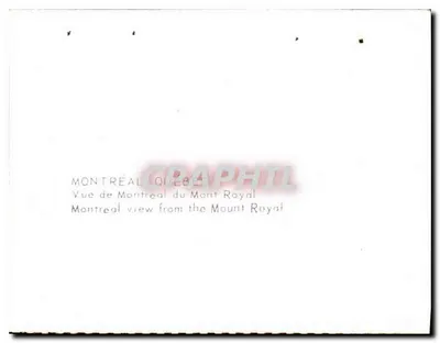 Montreal — widok z Mont Royal — Rewers