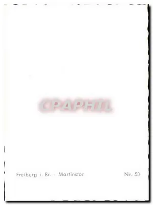 Freiburg i. Br. — Martinstor — Nr. 50 — Verso