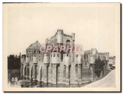 Castelo de Bruges — vista do castelo fortificado — n°82