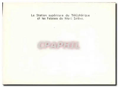Stazione superiore del funivelo e le scogliere del Mont Salève — Verso