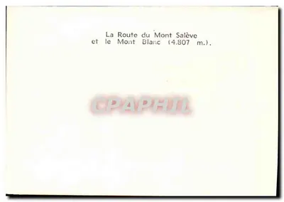 Trasa do Mont Salève i Mont Blanc (4.807 m.) — Rewers