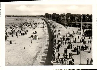 Praia de Deauville — vista panorâmica — n°3