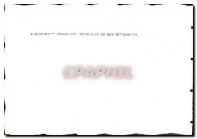 Xe Stacja — Jezus zostaje pozbawiony ubrania — Rewers