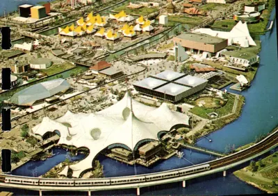 Exposição universal de Munique — vista aérea — Alemanha
