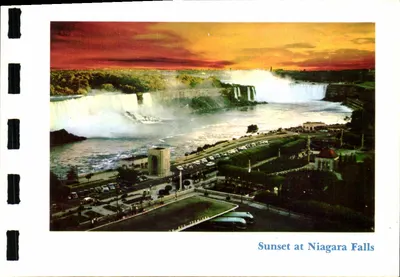 Cascata do Niagara — Pôr do sol