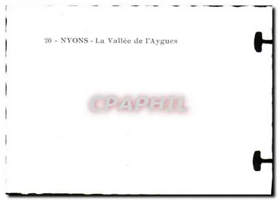 Nyons — Vale do Aygues — n°20 — Verso