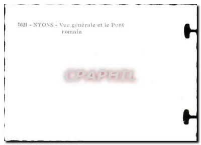 Nyons — Vista geral e o Ponte romano — 1621 — Verso