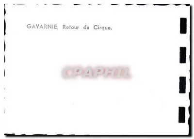 Gavarnie — Retorno do Circo — Verso