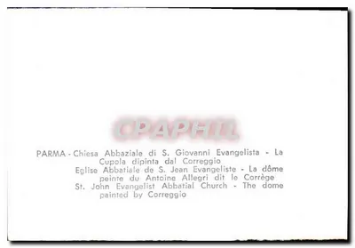 Parma - Igreja Abbatial de S. Giovanni Evangelista - Domo pintado por Corrège — Verso