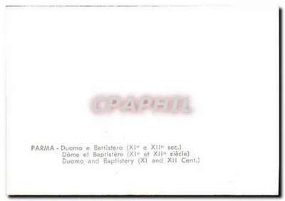 Parma - Katedra i Baptysterium (XI i XII wiek) — Rewers