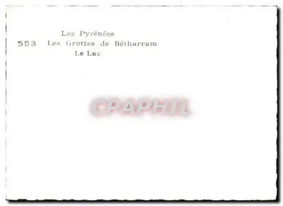 Jaskinie Bétharram — Jezioro — nr 553 — Rewers