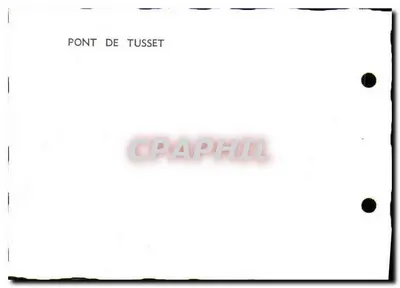 Most Tusset — widok na kanion — n° 12345 — Rewers