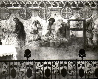 Frescografia na capela de Hašpléřská — fresco gótico de 1490 — n° 3566