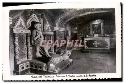 Estátua de São Pedro nas S.S. Grutas — Cidade do Vaticano — n° 31