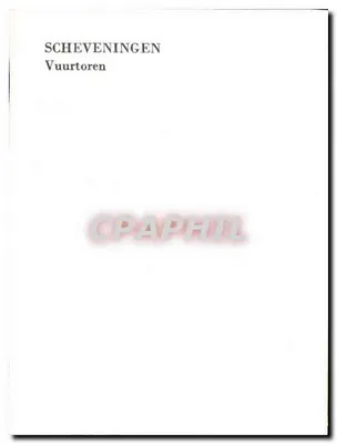 Scheveningen — farol — Verso